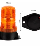 Thumbnail 8 of LED Лед Сигнална Аварийна Лампа Маяк Буркан 130mm x 74mm, 12V - 24V, 30 SMD Диода За Трактор, Електрокар, Мотокар, Селскостопански Машини и др.