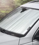 Thumbnail 4 of Автомобилен сенник за предно стъкло тип хармоника двулицев с вакуумно закрепване 130х60 cm