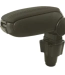 Thumbnail 4 of Подлакътник Барче за автомобил за Дачия Dacia Сандеро Sandero 2018+ Логан 2 Logan 2 Facelift 2017+ с черно кожено покритие