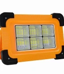 Thumbnail 11 of Акумулаторна LED ЛЕД диодна лампа бяла светлина + аварийна синя и червена презареждаема със соларен панел