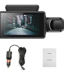 Thumbnail 4 of Авторегистратор видeорегистратор записваща видеокамера за автомобил Full HD 1080P 2 камери + 32 GB Micro SD Card карта с памет 85 x 50 mm