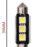 Thumbnail 9 of LED Лед Диодни Крушки, 2/3/4 SMD 5050 , 31мм, 36мм, 39мм, 41мм, 12V, Бяла Светлина, Canbus, Error Free, Bez Грешки