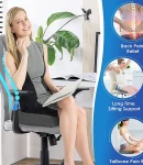 Thumbnail 9 of Ортопедична анатомична възглавница за сядане за седалка офис или столче за кола с мемори пяна против болки в гърба и кръста