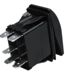 Thumbnail 4 of Копче, Бутон, За Вграждане, за LED Лед Бар, Халоген, Светлини, 12V - 24V, Надпис  ROOF LED LIGHT BAR , Синя Светлина