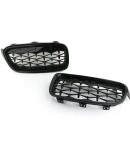 Thumbnail 2 of Бъбреци Решетки за BMW 3-та серия 2012-2018 F30 F31 Diamond Style Черен Гланц