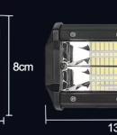 Thumbnail 1 of 13 См 72W Мощен Лед Диоден Бар 24 Led Халоген Лампа Прожектор 12V 24V