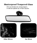 Thumbnail 5 of Интериорно огледало за автомобил за обратно виждане с вакуум 24 x 6cm