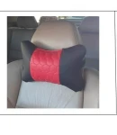 Thumbnail 3 of Комплект от 2 броя универсални възглавници авто възглавничка за врат за по-добър комфорт при дълъг път с автомобил червено-черно