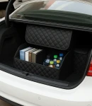 Thumbnail 6 of Луксозен кожен органайзер за багажник сгъваема кутия за съхранение 66x30x30 см