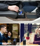 Thumbnail 7 of Пепелник за автомобил с диод HT-852/278 - карбонов капак