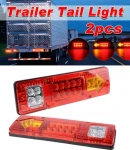 Thumbnail 4 of Комплект LED стопове стоп светлина с мигач задна светлина 12v за камион бус ТИР ремарке каравана 29 x 8 cm