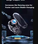 Thumbnail 10 of Smart Поставка стойка държач за телефон с безжично зарядно Wireless Charger за автомобил
