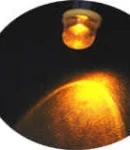 Thumbnail 1 of LED Лед Диодни Крушки За Табло, Габарит, Т10 W5W, 1X LED, 12V, Оранжева