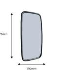 Thumbnail 4 of Универсално огледало за обратно виждане с основа 372 mm x 185 mm за камион автобус строителни и селскостопански машини багери кемпери и др.