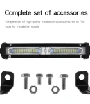 Thumbnail 2 of 18.6 См 54W Едноредов Мощен LED Лед Диоден Бар 18 Led Ултра Тънък Халоген Лампа Прожектор 12V 24V За Автомобил АТВ Джип 4х4 Offroad Камион и др.