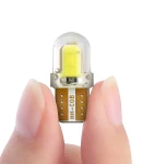 Thumbnail 2 of LED Лед Диодни Крушки За Габарит, Силикон, COB, Т10 W5W, 300lm, 12V, Бели KRU111