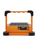 Thumbnail 12 of Акумулаторна LED ЛЕД диодна лампа бяла светлина + аварийна синя и червена презареждаема със соларен панел