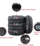 Thumbnail 9 of Комплект от 4 броя Универсални Непромокаеми Калъфи за Съхранение на Резервни Гуми за Автомобил 13 -18 цола