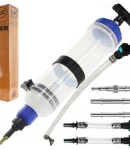 Thumbnail 4 of Ръчна шприц - помпа за засмукване и изтласкване на масло в комплект с накрайници 1.5 л.1.5L