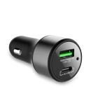 Thumbnail 2 of Универсално USB Зарядно до 63W, Метален Корпус, 12V - 24V, USB + Type C, бързо зареждане за Автомобил, бус, джип, камион и др.