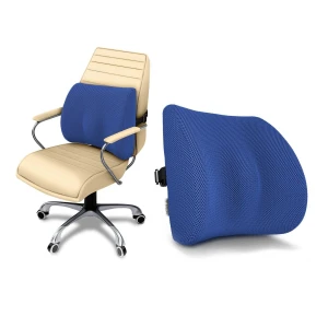 Снимка на Ортопедична анатомична възглавница за лумбална опора от мемори пяна с охлаждащ гел