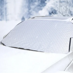 Снимка на Термо сенник Покривало за предно стъкло на автомобил против сняг и слънце 150 x 95 см