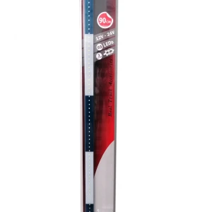 Снимка на Светещ лед бар 90 cm 69 LED 12V - 24V синьо-бяло GR Greece флаг знаме Гърция