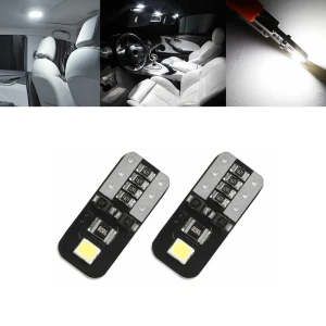 Снимка на Лед Крушки За Габарит, Т10 W5W LED 2 SMD, 12V, Canbus, Бяла Светлина