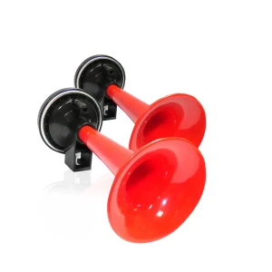 Снимка на Тромба клаксон с компресор двойна за 12V кола камион бус