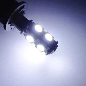 Снимка на LED Лед Диодни Крушки За Габарит, Т10-5050 W5W, 9 SMD, 12V, Бяла