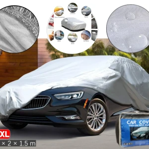 Снимка на Водоустойчиво висококачествено покривало за автомобил размер XXL ХХЛ 520cm x 200cm x 150cm в чанта за съхранение