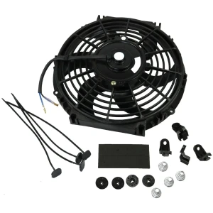 Снимка на Универсален електрически вентилатор перка за радиатор – 10 инча ( 25см), 12V, 80W, ABS и стомана, безшумен