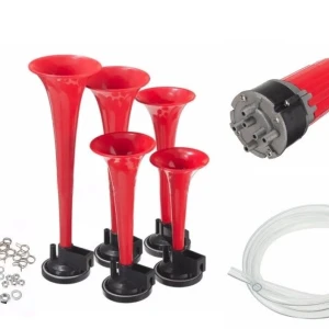 Снимка на Тромба клаксон с компресор мелодия Ла Кукарача  La Cucaracha - 12V