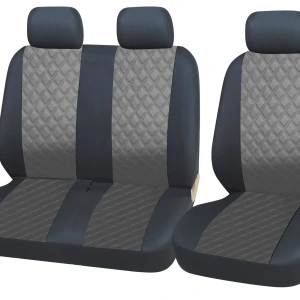 Снимка на Универсална Taпицерия Калъфи Седалки Еко Кожа Капитонирани 2+1 За Бус