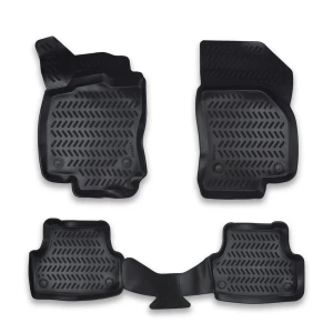 Снимка на Комплект 4бр. 3D Гумени стелки за купе от TPE гума X-Series за SEAT ATECA 2017+