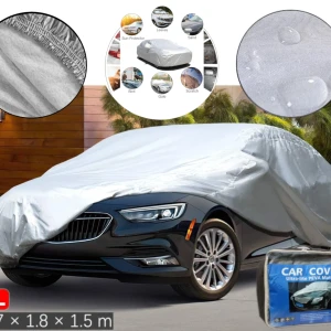 Снимка на Водоустойчиво висококачествено покривало за автомобил размер L Л 460cm x 180cm x 150cm в чанта за съхранение
