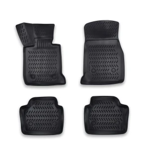 Снимка на Комплект 4бр. 3D Гумени стелки за купе от TPE гума X-Series за BMW 4-та серия F32, F33, F36 2013-2020г.