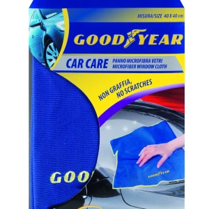 Снимка на Мека универсална микрофибърна кърпа за избърсване подсушаване и почистване на замърсявания от стъкло 40 x 40 cm Goodyear Гудиър