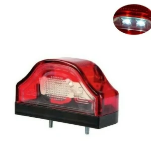 Снимка на LED Лед Диоден Плафон Oсветление за Регистрационен Номер ,12V - 24V, За Ремарке, Бус, Каравана, Платформа, Червен