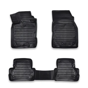Снимка на Комплект 4бр. 3D Гумени стелки за купе от TPE гума X-Series за РЕНО RENAULT KADJAR