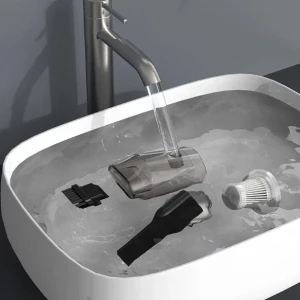 Снимка на Преносима безжична прахосмукачка за дома и колата 200W