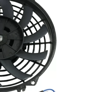 Снимка на Универсален електрически вентилатор перка за радиатор – 9 инча (23 см), 12V, 80W, ABS и стомана, безшумен