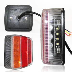 Снимка на 1 брой LED ЛЕД Диоден Стоп Задна светлина 12V 24V Волта за бус камион ТИР ремарке каравана