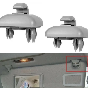 Снимка на Комплект от 2бр. щипка държач за сенник за VW Audi Skoda сива