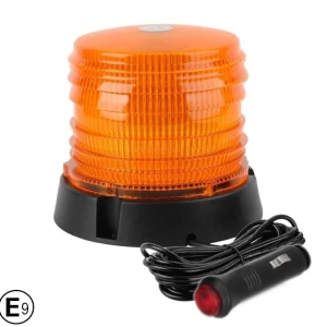 Снимка на 60 LED Лед Сигнална Лампа Аварийна Маяк Буркан 12V 24V С Mагнитно и Болтово Захващане