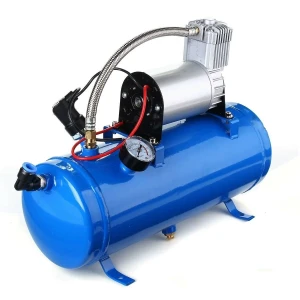 Снимка на Компресор За Въздух Под Налягане, 12V, 150psi, 8 Бара, 6 литра, За Тромби, Помпене, Боядисване и др.