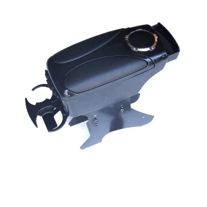 Снимка на Подлакътник за автомобили с поставка за чаша, Универсален, Черен