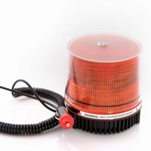 Снимка на 26 Лед 8 вата Сигнална лампа, аварийна, маяк, буркан 12V с магнитно или болтово закрепване, 9лъча