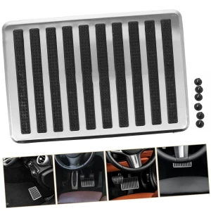 Снимка на Универсална алуминиева стелка подложка под педалите 23.5 x 16 cm против плъзгане и износване на оригиналната стелка