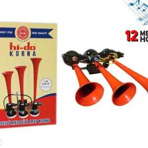 Снимка на Музикална тромба клаксон HI-DO Baby Shark и още 12 мелодии за бус ван автомобил 24V 125d